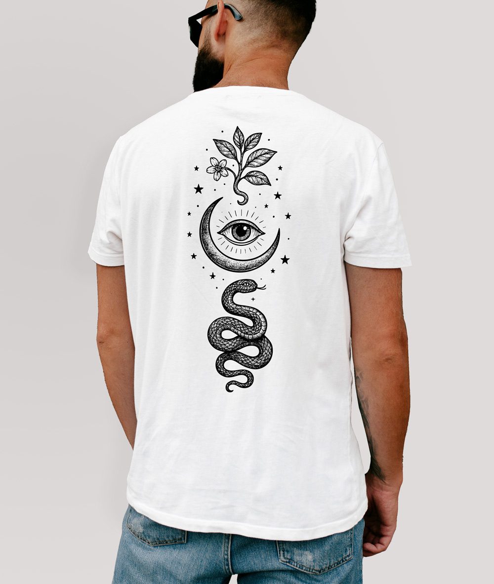 Ayahuasca Spirit T-Shirt – Rückansicht Detail
